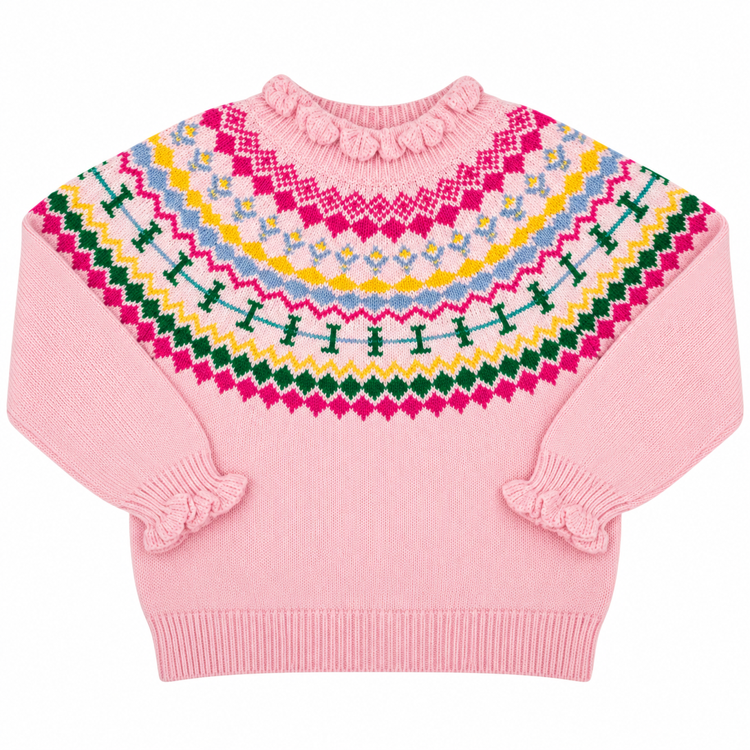 Cindy Ruffle Sweater - Mutlicolor