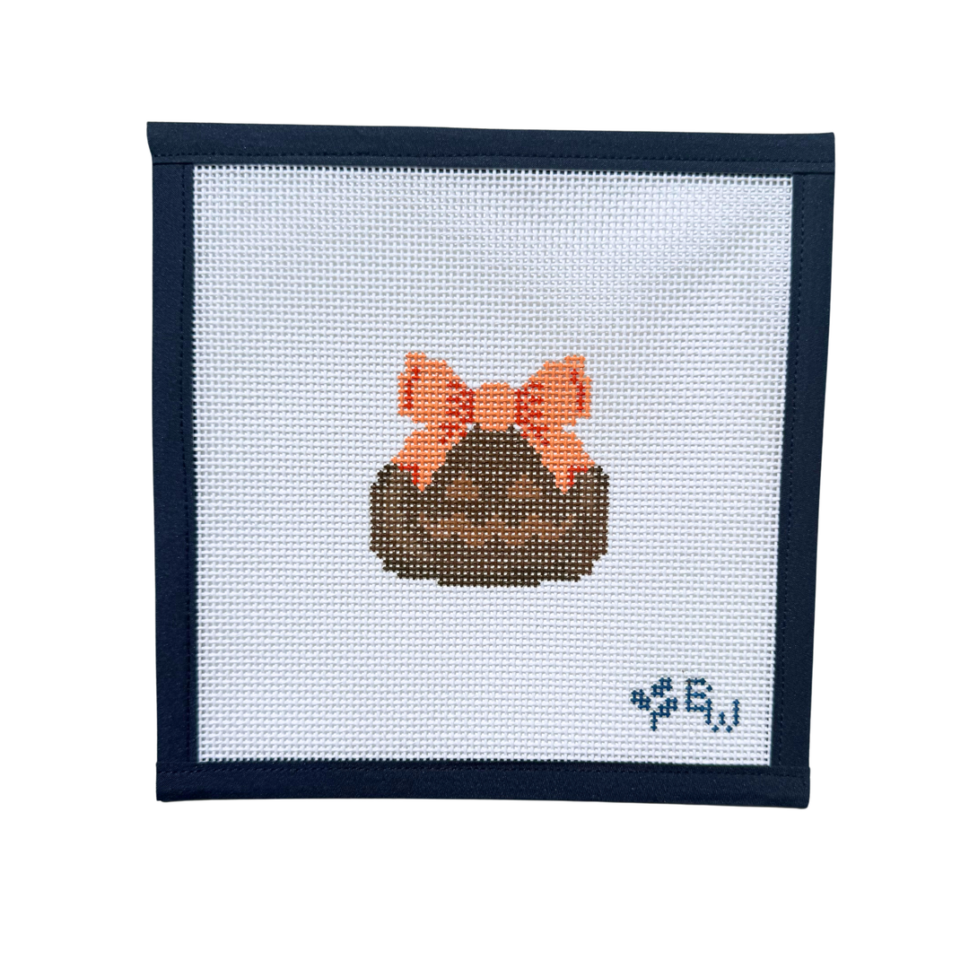 Peanut Butter Pumpkin with Bow