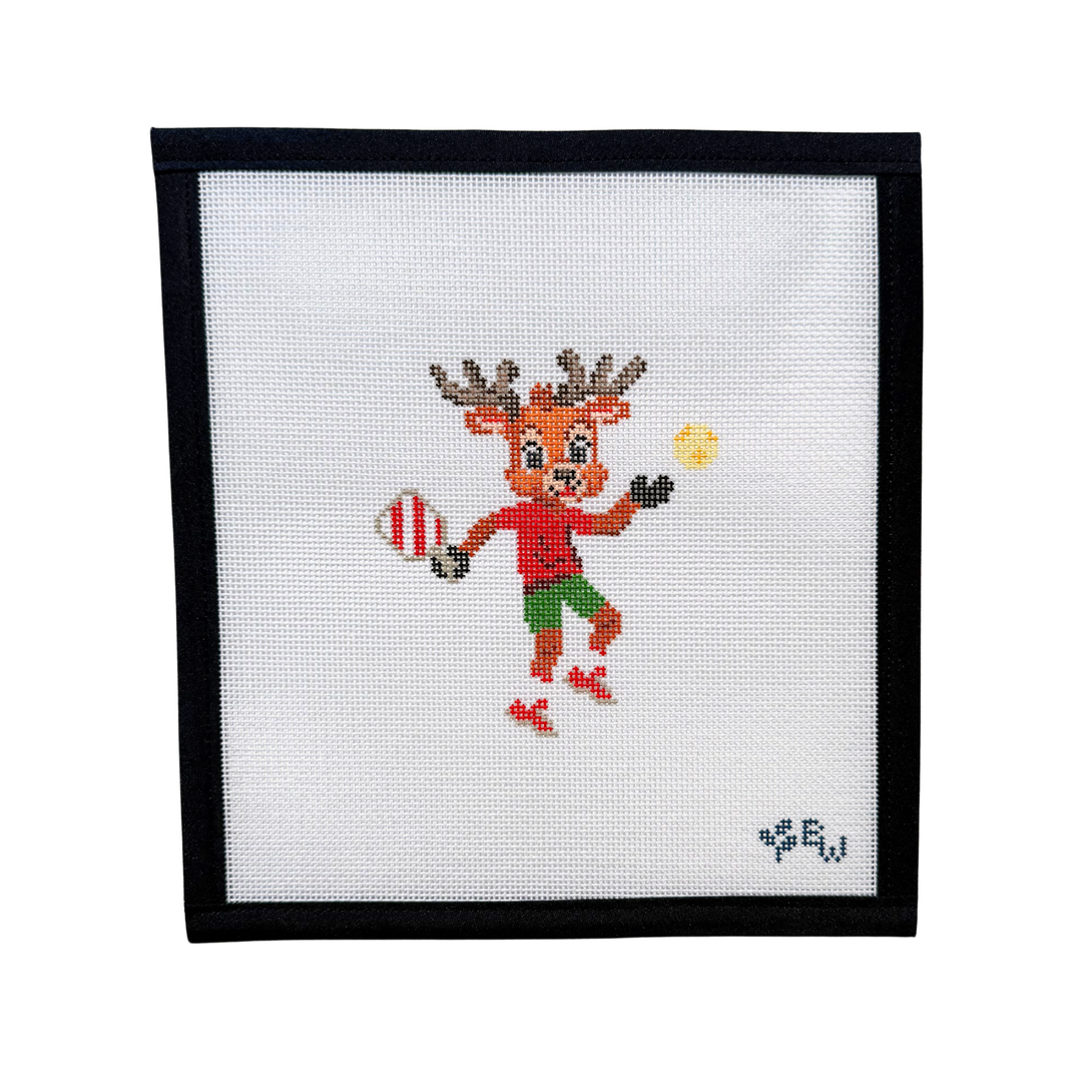 Pickleball Reindeer