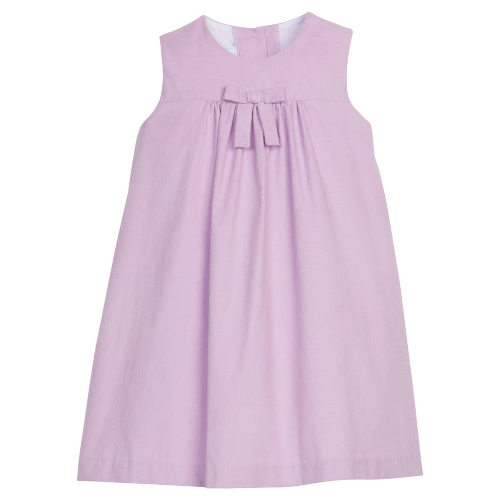 Pleated Bow Jumper Lavender Corduroy PRE-ORDER