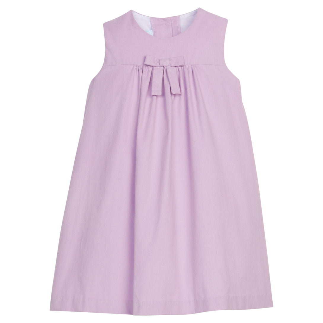 Pleated Bow Jumper Lavender Corduroy