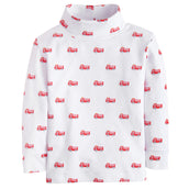 Printed Turtleneck Fire Trucks