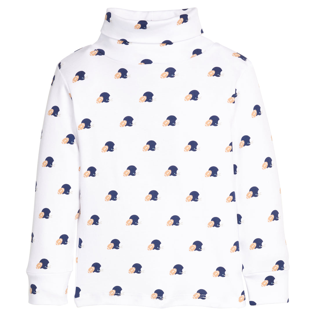 Printed Turtleneck - Football Helmets