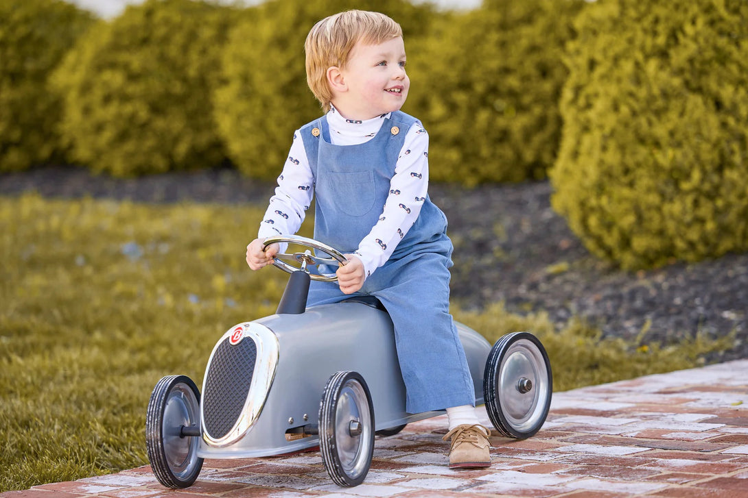 Campbell Overall - Stormy Blue Corduroy