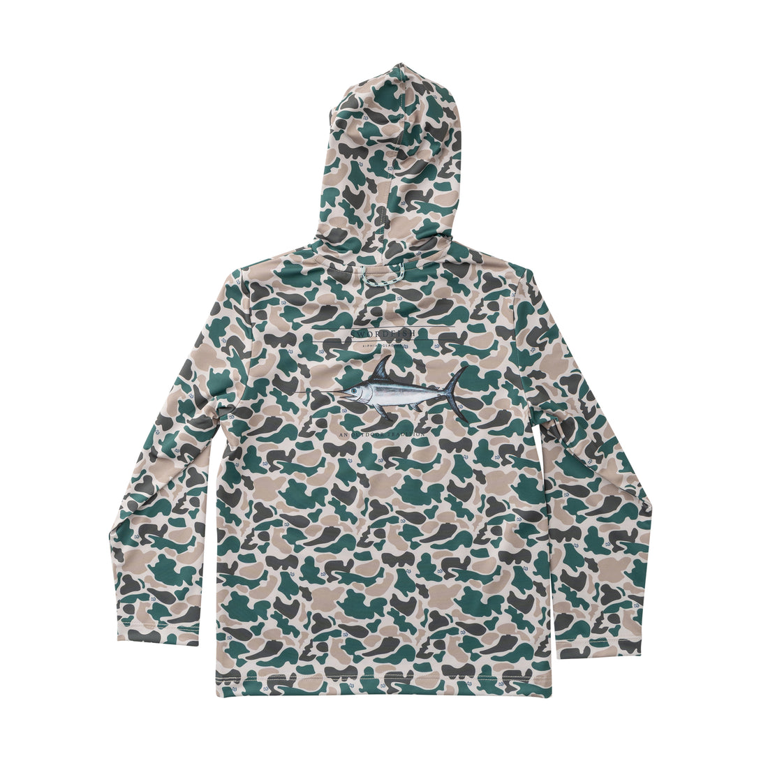 Kids Pro Performance Hoodie T-Shirt Break Point Camo
