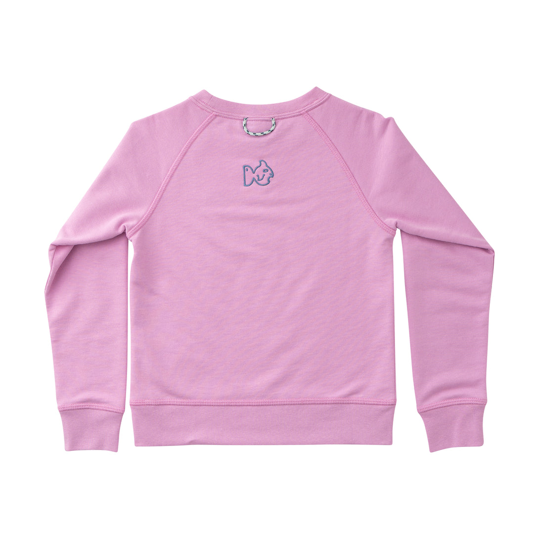 Girls Crew Control Sweatshirt Orchid