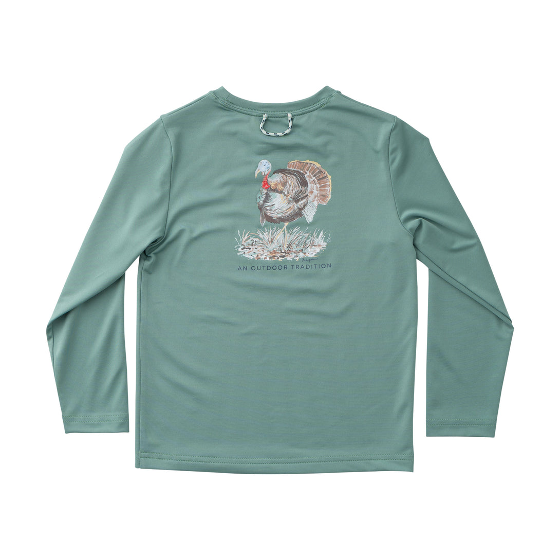 Kids Pro Performance Long Sleeve T-Shirt Frosty Spruce