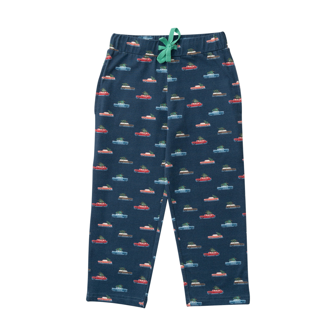 Kids Lounge Life Pant Christmas Car Print