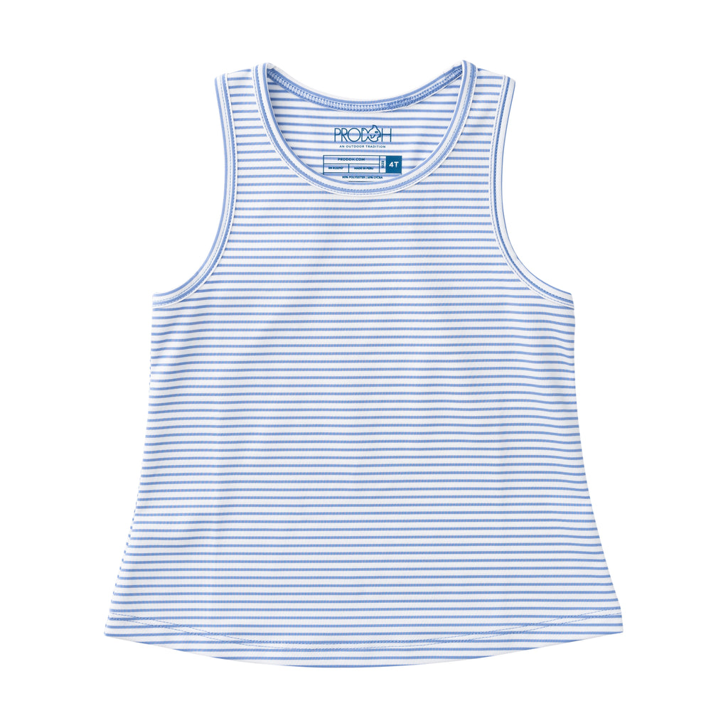Girls Active Racerback Tank Top Persian Jewel Stripe