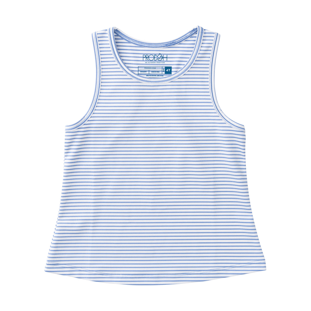 Girls Active Racerback Tank Top Persian Jewel Stripe