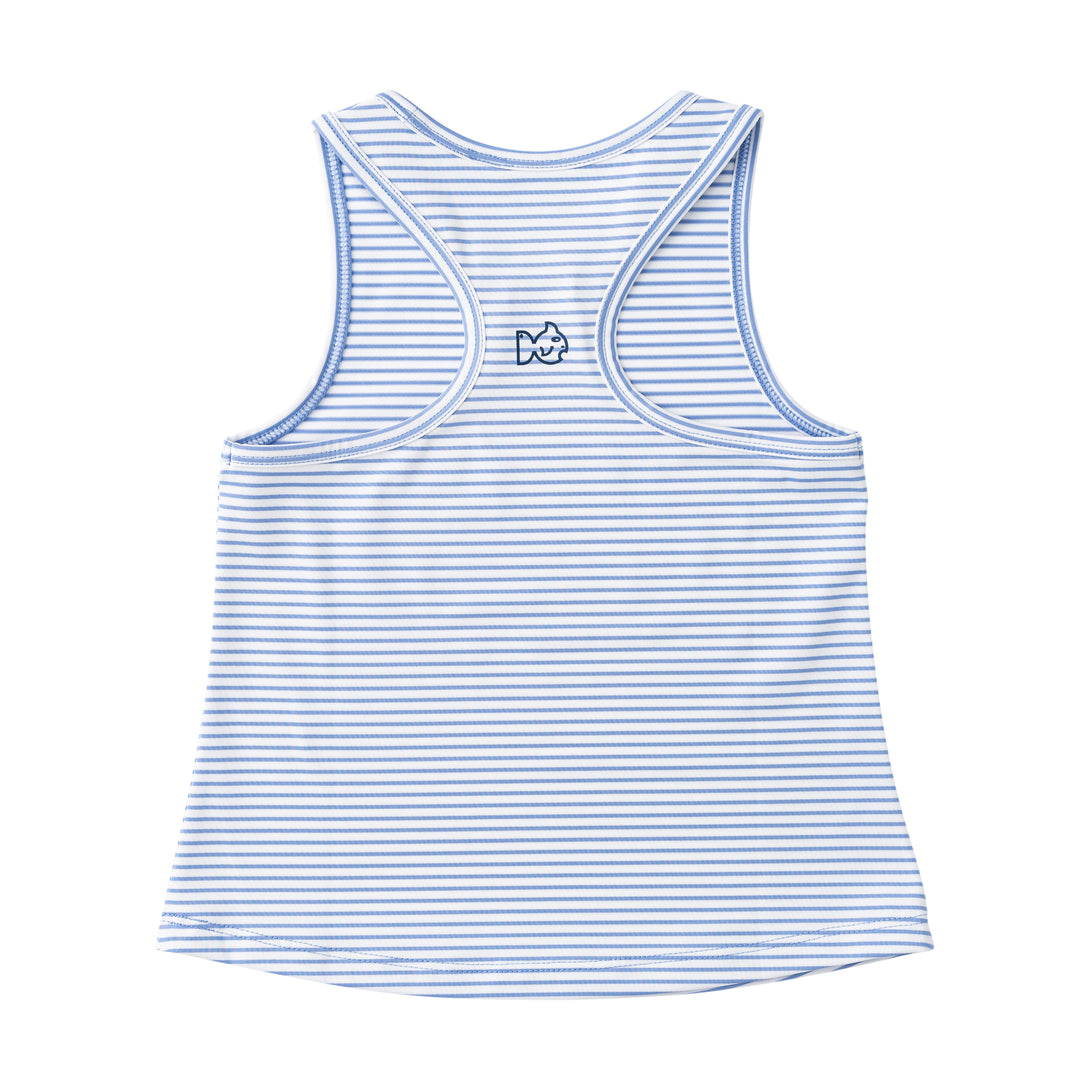 Girls Active Racerback Tank Top Persian Jewel Stripe