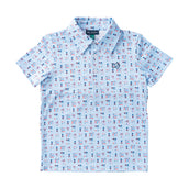 Boys Short Sleeve Pro Performance Polo Windsurfer