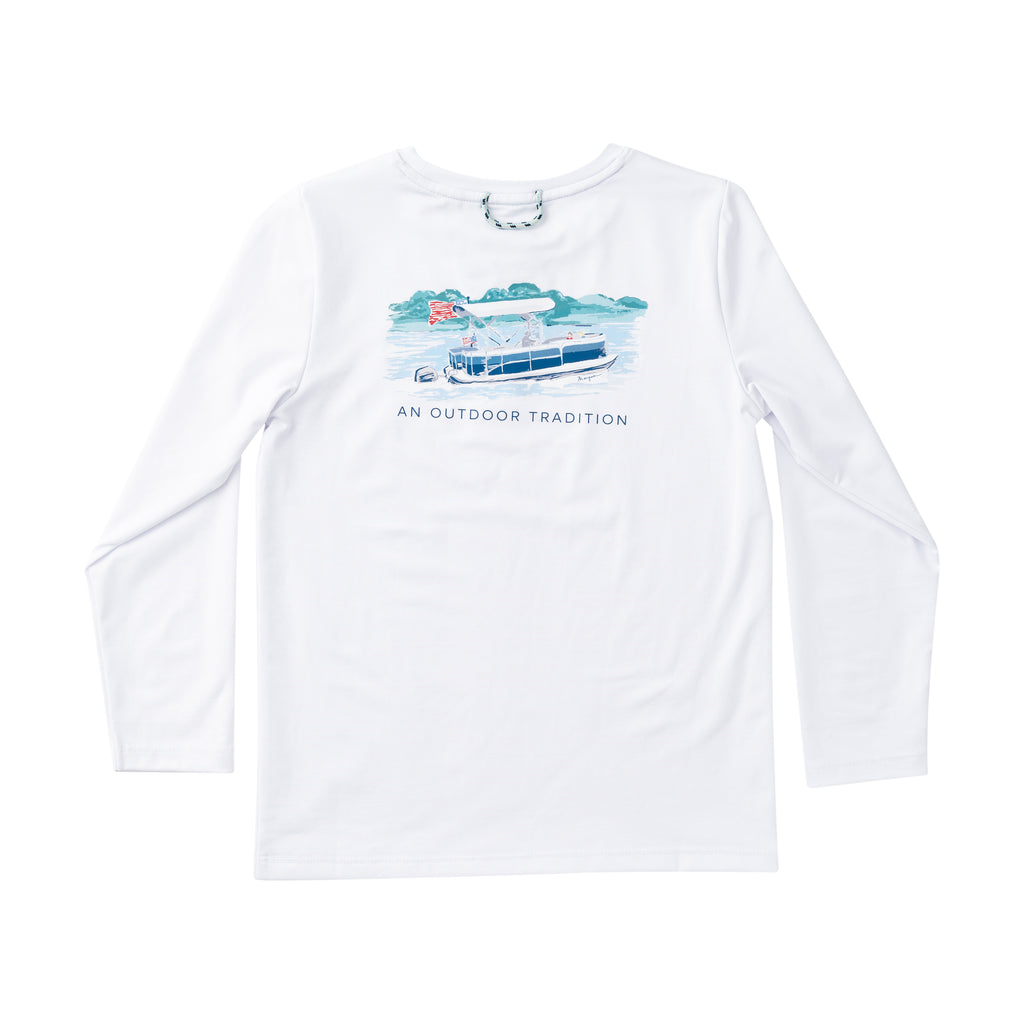 Kids Pro Performance Long Sleeve T-shirt Bright White