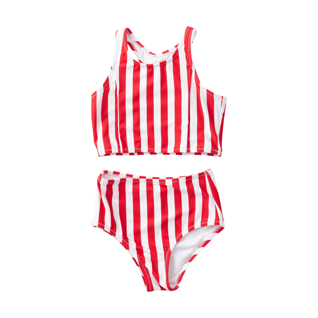 Girls Beachcomber Bikini Watermelon Stripe