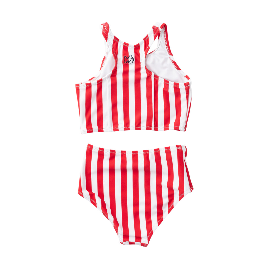 Girls Beachcomber Bikini Watermelon Stripe