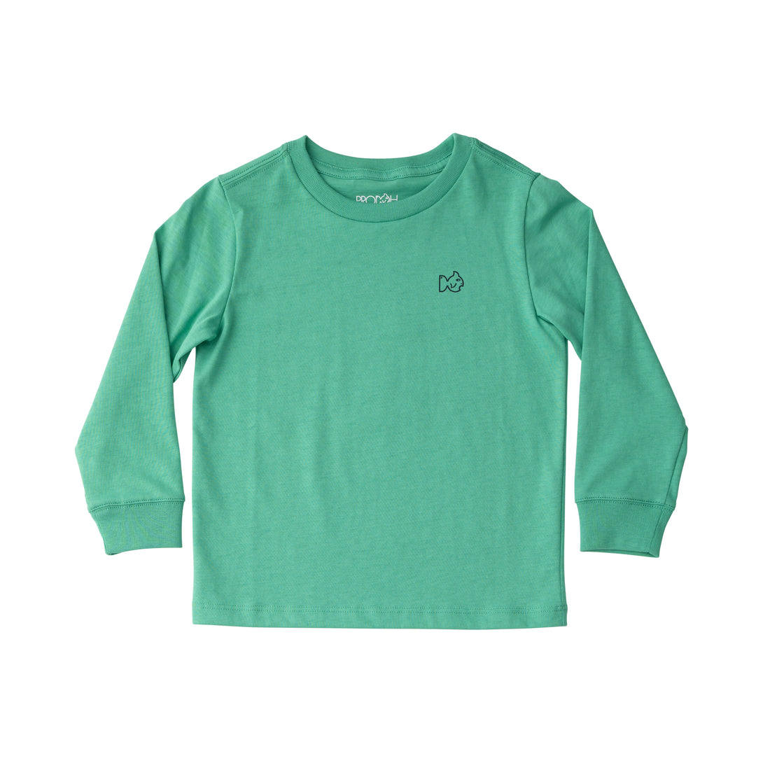 Long Sleeve Cotton T-Shirt Spruce