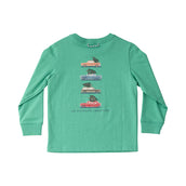 Long Sleeve Cotton T-Shirt Spruce