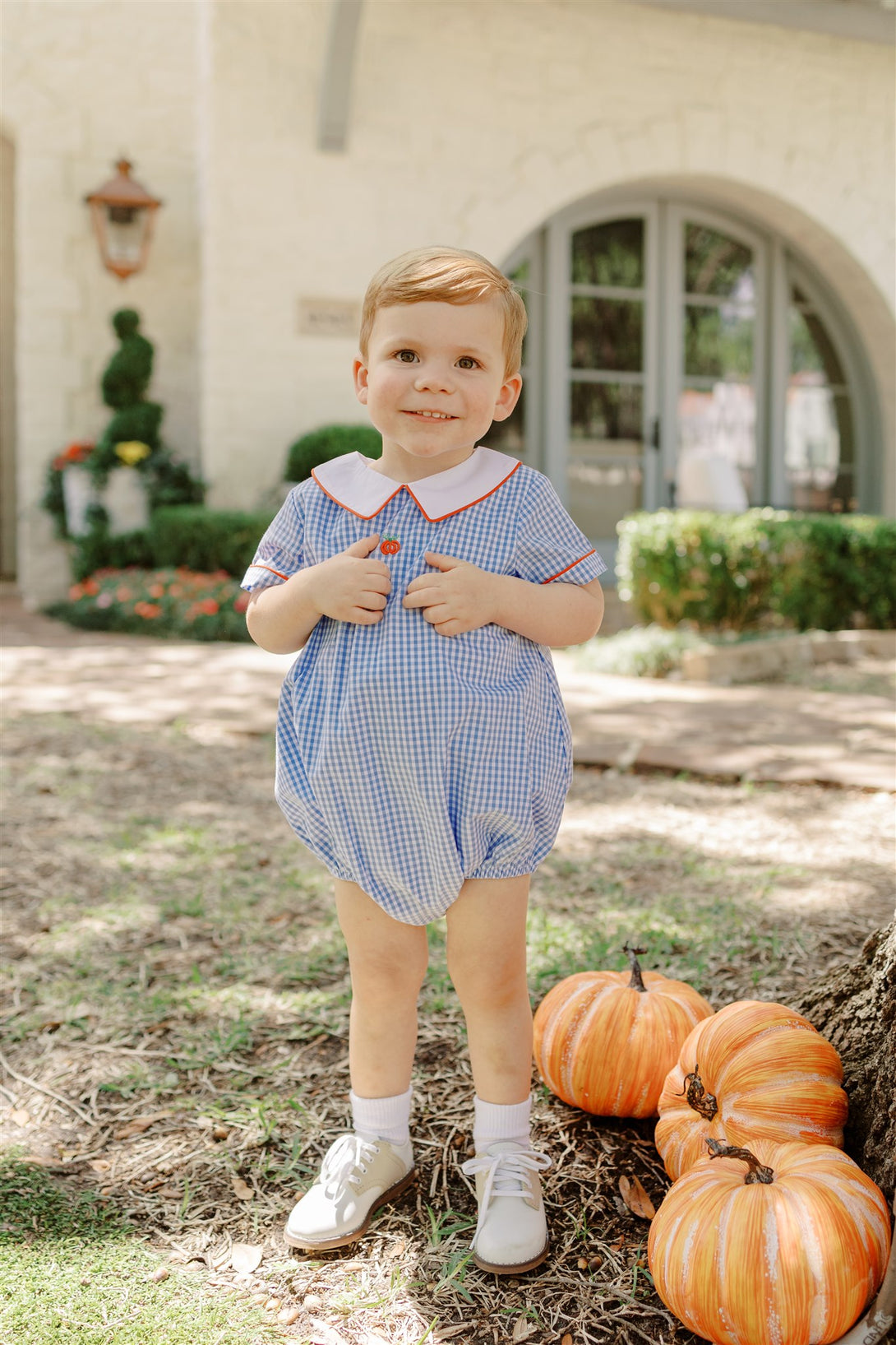 Pumpkin Field Boy Bubble