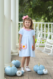 Pumpkin Short Sleeve Dress