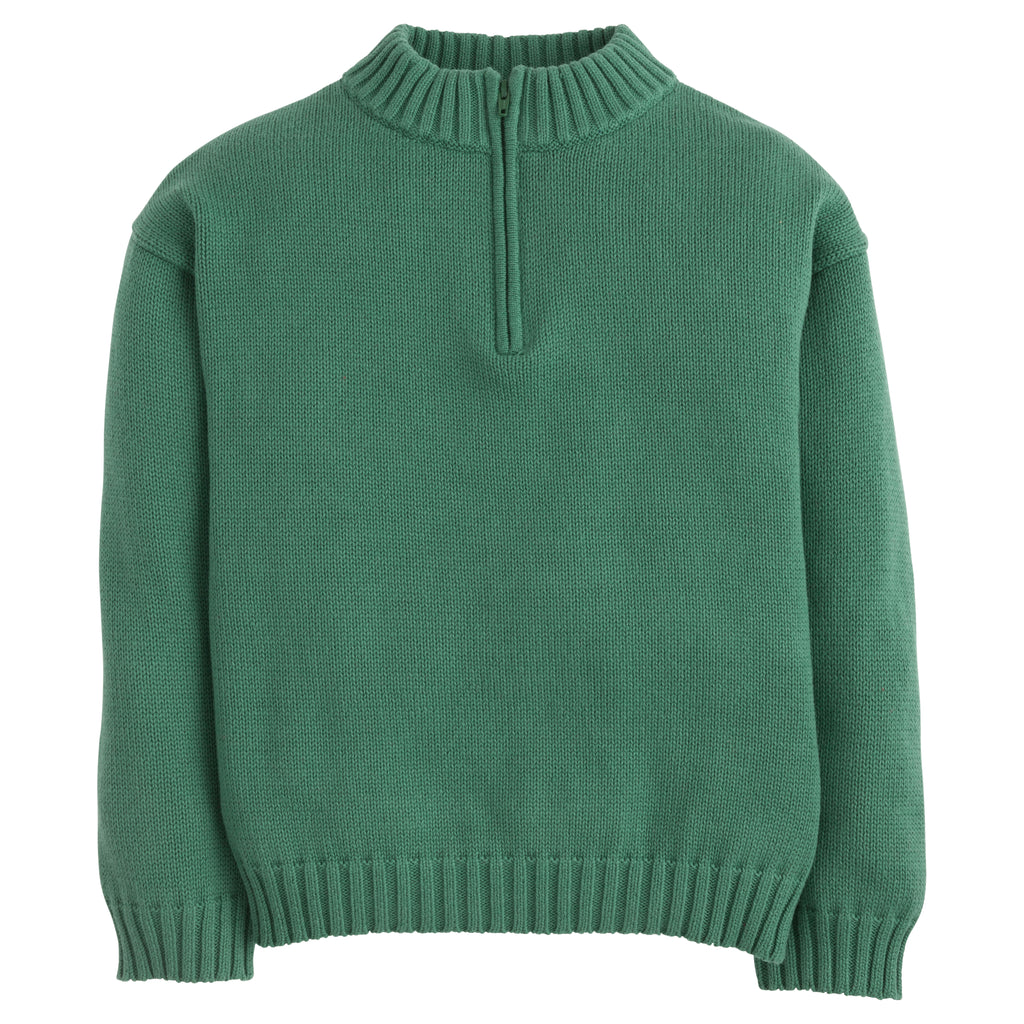 Quarter Zip Sweater Hunter Green PRE-ORDER