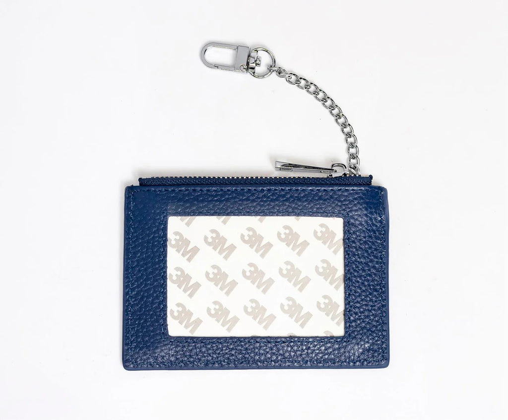 Every Day Wallet - Royal Blue with Silver Chain