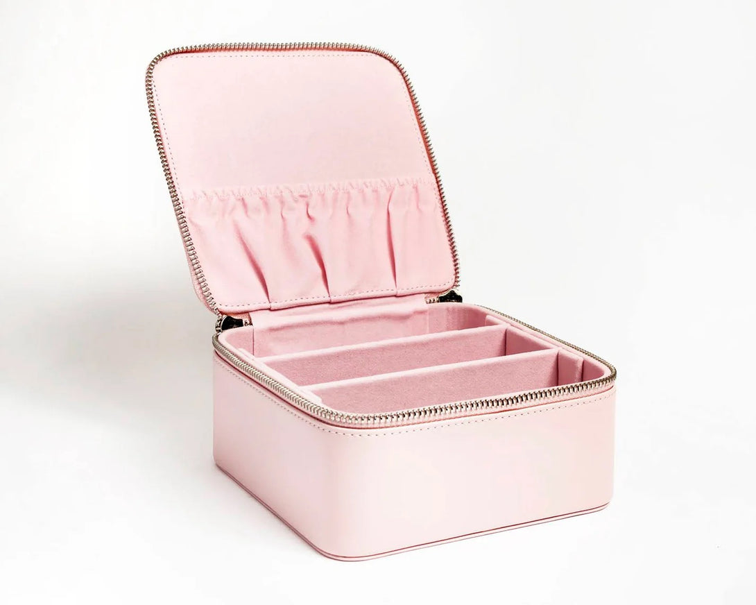 6" Leather Self Finishing Box - Pink