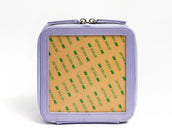 6" Leather Self Finishing Box - Purple