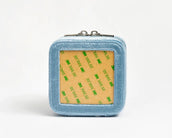 4" Jewelry Boxes Velvet - Denim