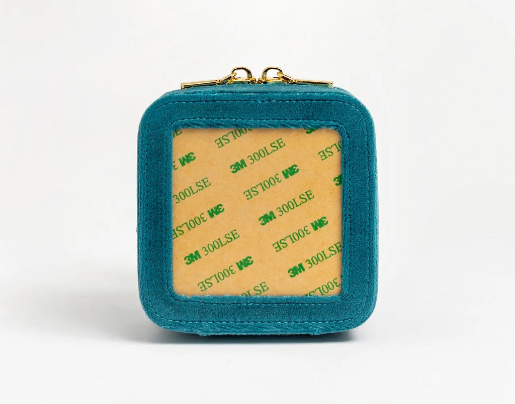 4" Jewelry Boxes Velvet - Velvet Peacock