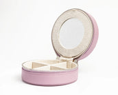 5" Round Self Finishing Jewelry Box - Lilac