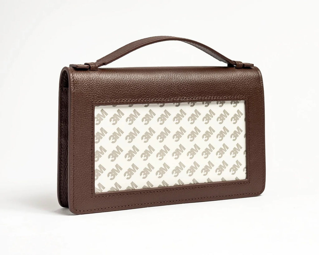 The Everyday Clutch - Espresso with Gold Chain