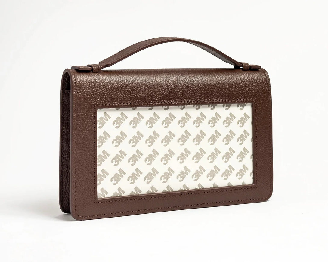 The Everyday Clutch - Espresso with Gold Chain