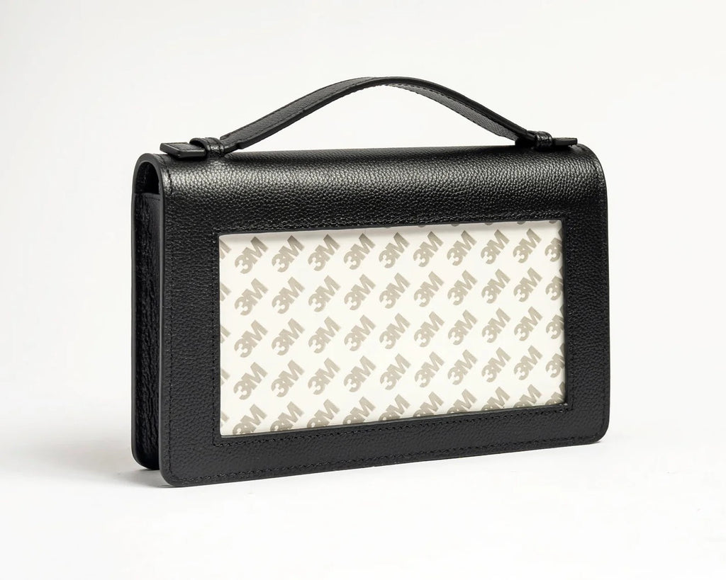 The Everyday Clutch - Black with Gold Chain