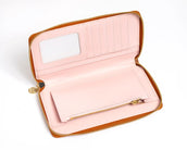 All-in Wallet Cognac/Pink