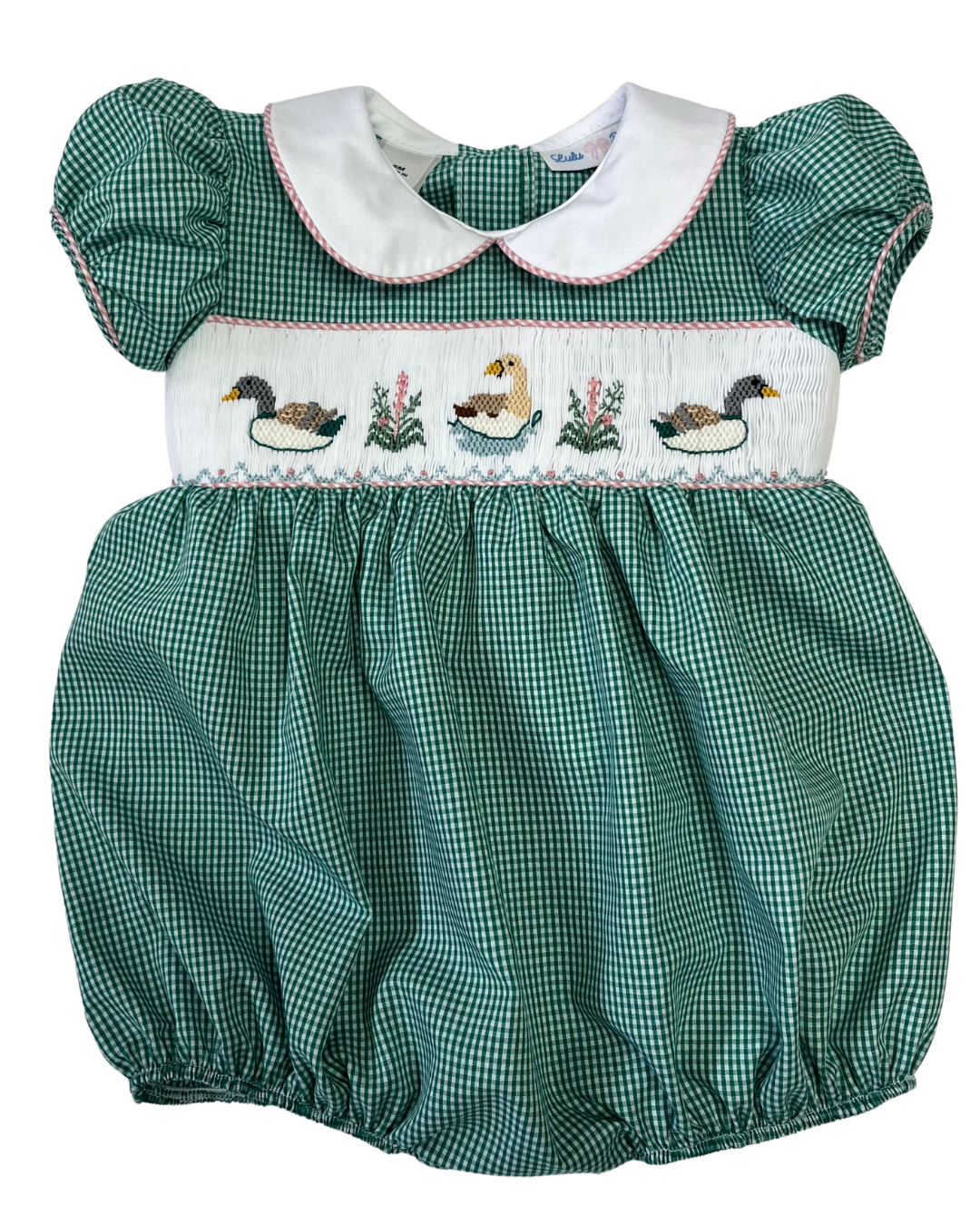 Rosie Duck Smocked Girl Bubble