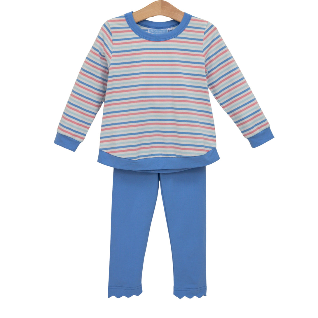 Reagan Pant Set Hamptons Stripe PRE-ORDER