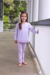 Reagan Top Lavender Stripe