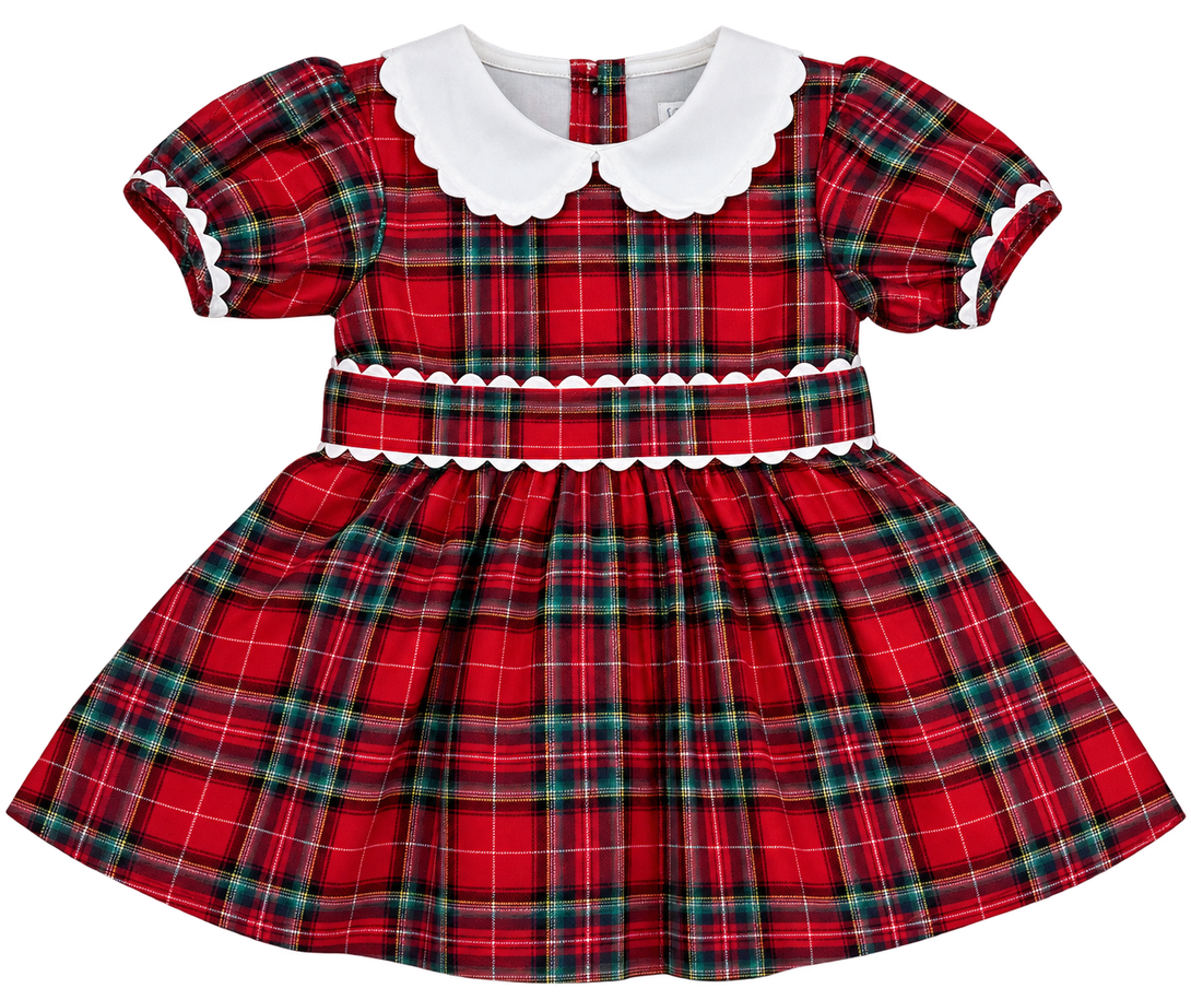 Mila Dress - Red Plaid