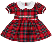 Mila Dress - Red Plaid