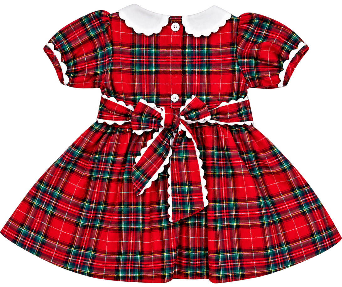 Mila Dress - Red Plaid