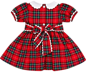 Mila Dress - Red Plaid