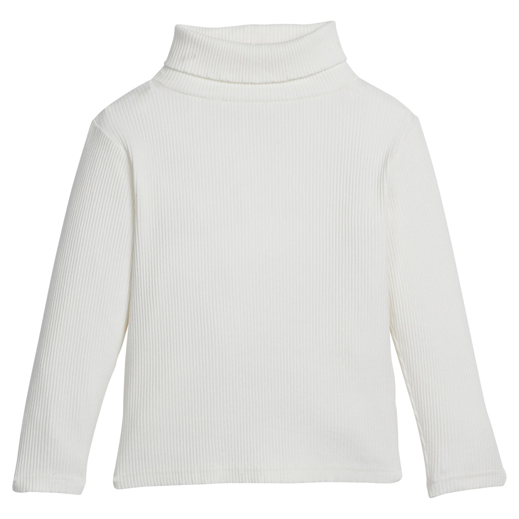 Ribbed Turtleneck Ivory