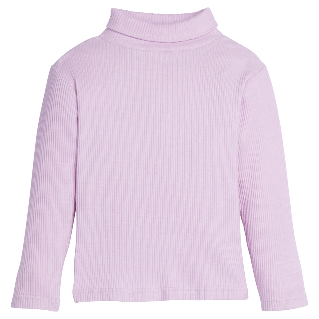 Ribbed Turtleneck Lilac