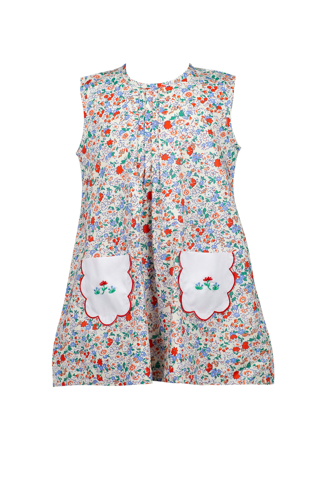 Rosie Red Floral Aline Dress