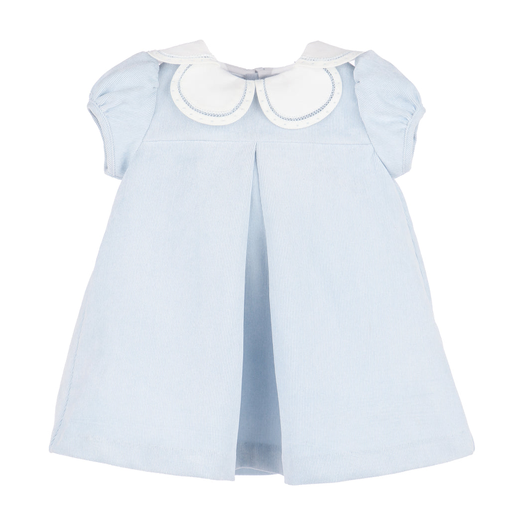 Vintage Corduroy Blue Dress