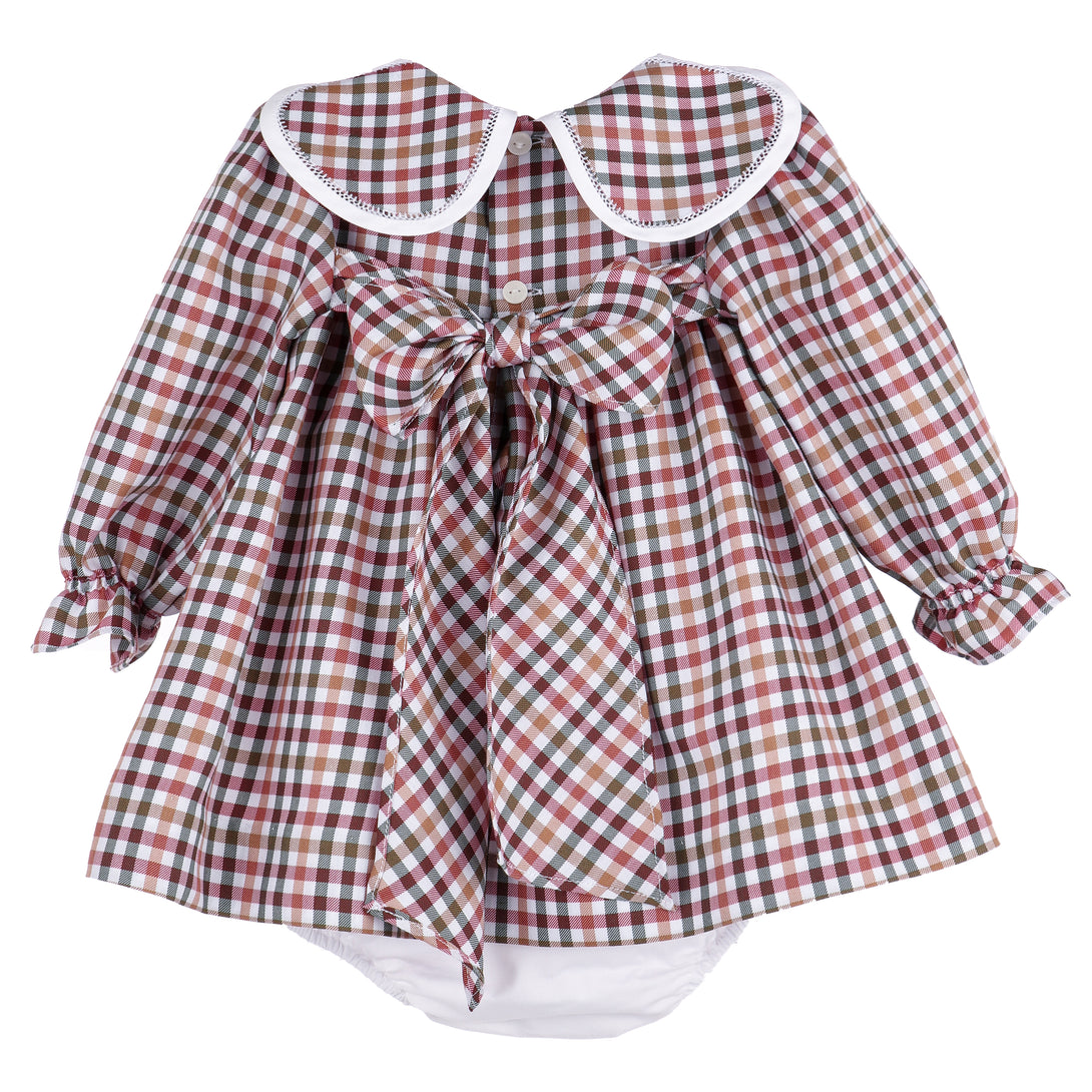 Cider Checks Petal Float Dress