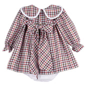 Cider Checks Petal Float Dress
