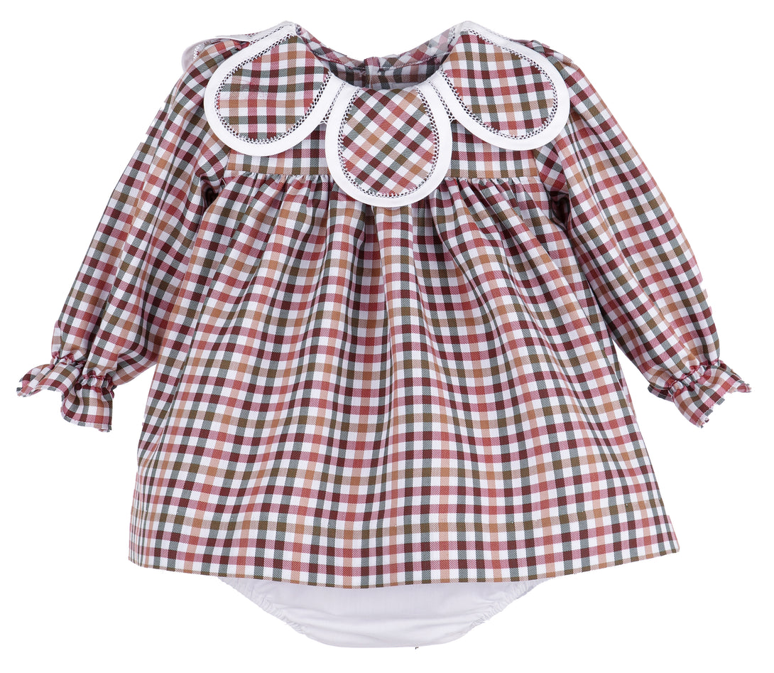 Cider Checks Petal Float Dress