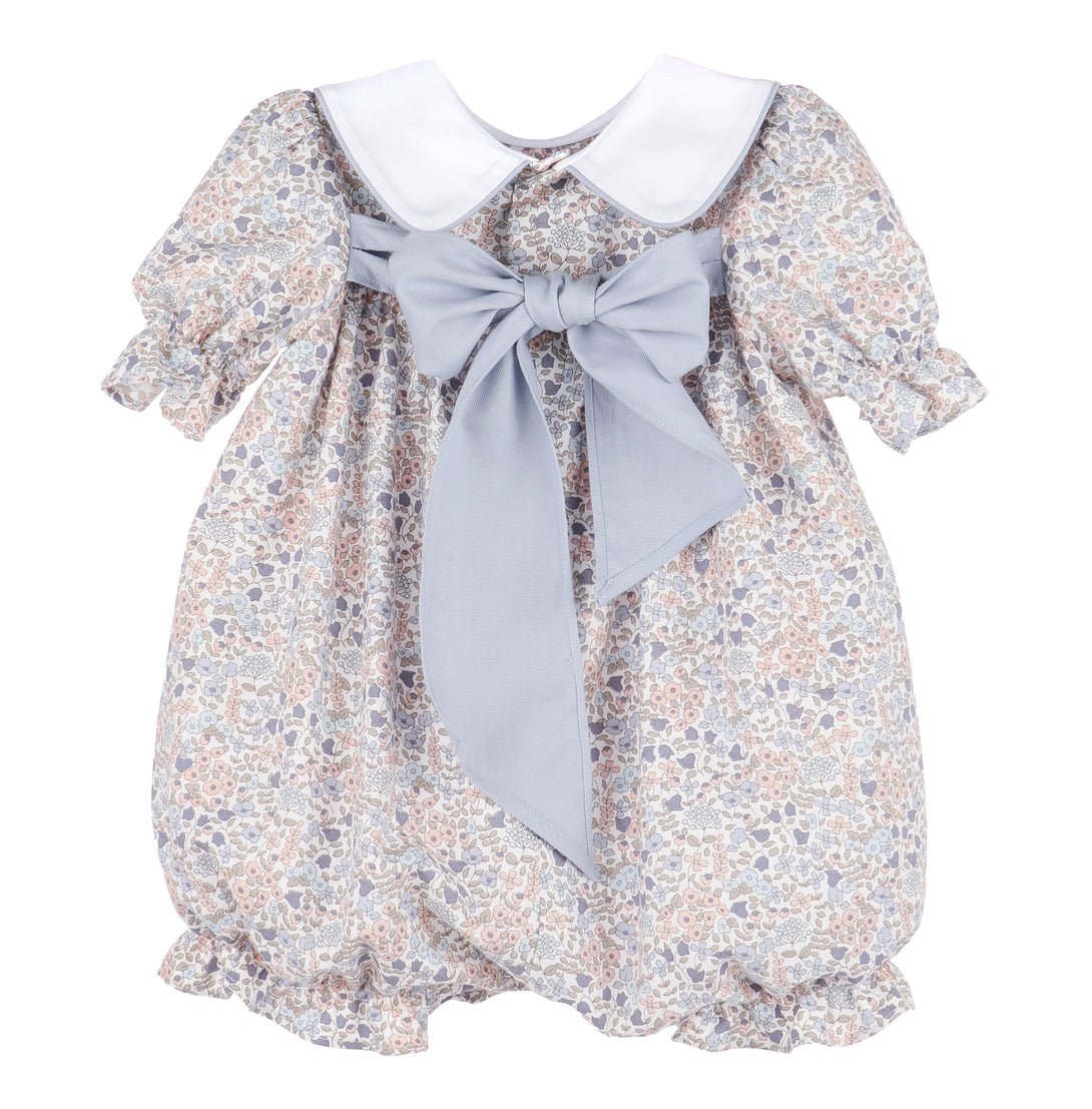 Sweater Weather Playsuit Blue Floral
