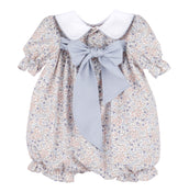 Sweater Weather Playsuit Blue Floral